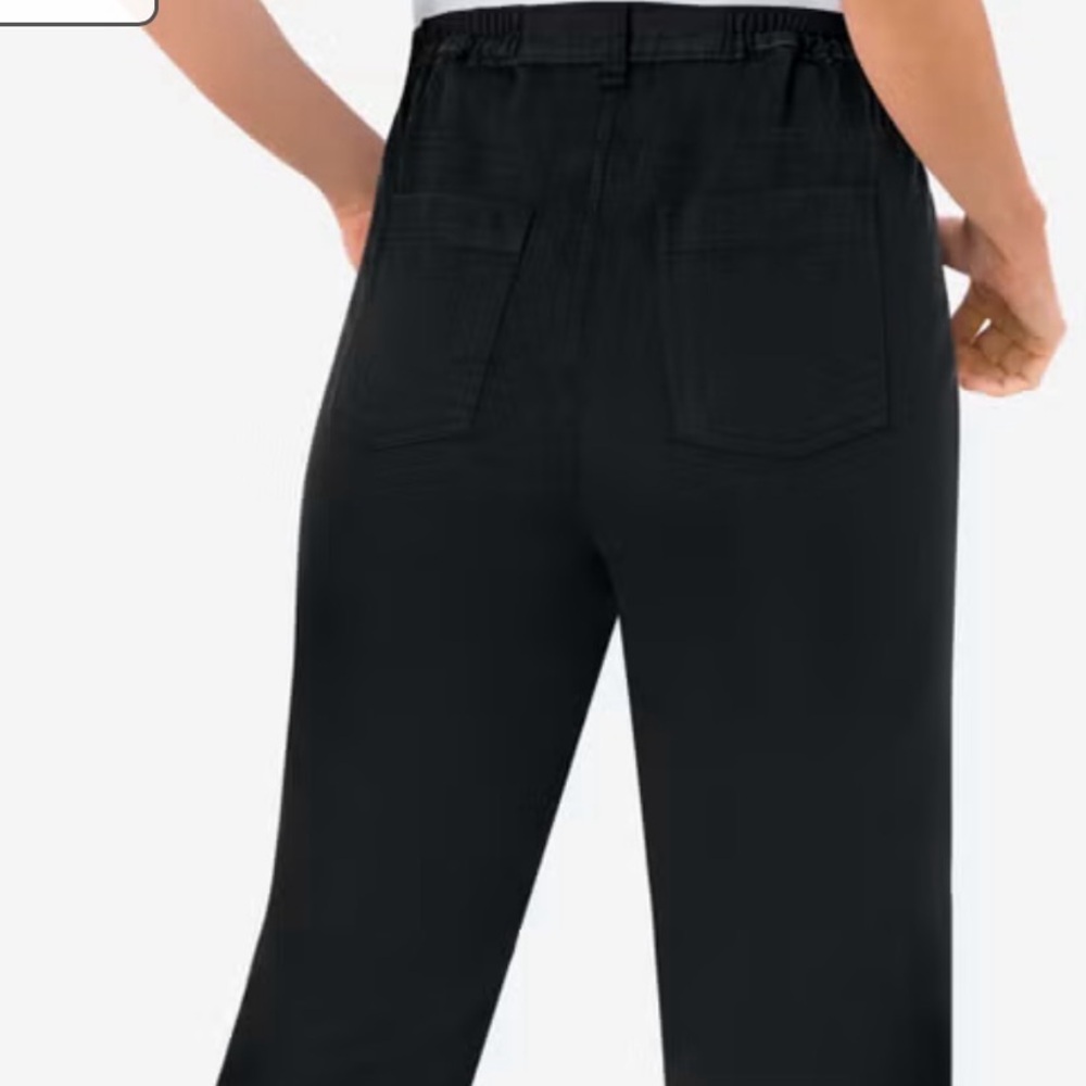Woman Within Black denim jeans - Picture 2 of 4